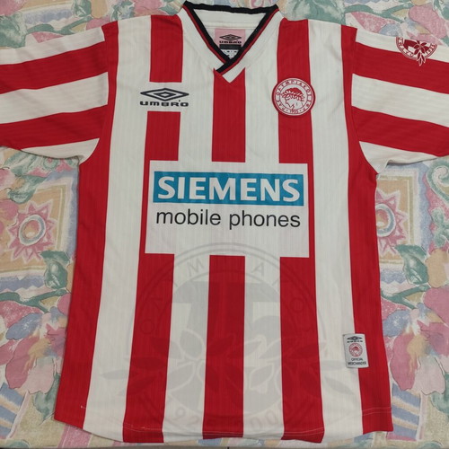Olympiacos Anniversary Jersey 75 Years used, 2000-2001 Season Medium