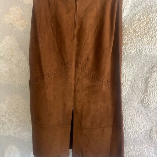 Leather skirt brown Gerry Weber new, size L