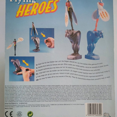 Flying Heroes Simba figures '90, blue and black