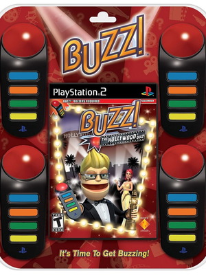 Sony PlayStation 2 Buzz Controllers Wired Set of 3 New