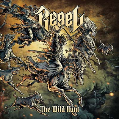 Rebel The Wild Hunt vinyl record used, metal