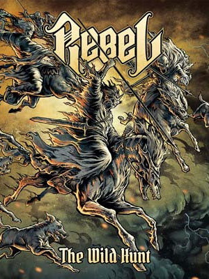 Rebel The Wild Hunt vinyl record used, metal