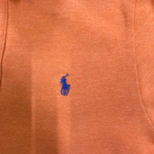 Ralph Lauren Polo shirt, orange, custom fit, size S-L (14-16)