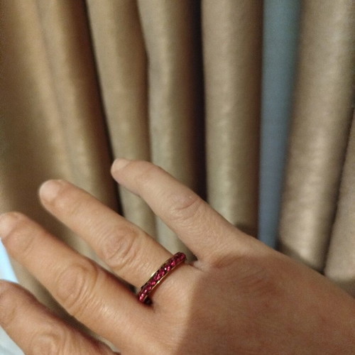 Women's ring like new, pink