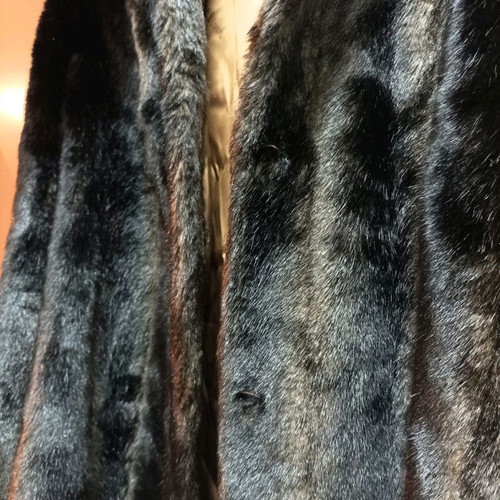 Fur used, in very good condition, size M, black