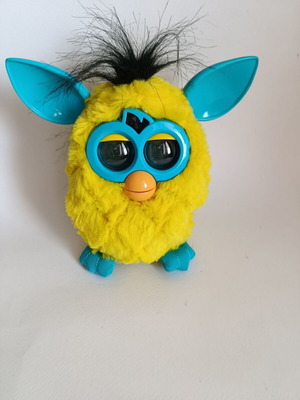 Furby Boom Yellow Lightning Zap 2012 Hasbro like new