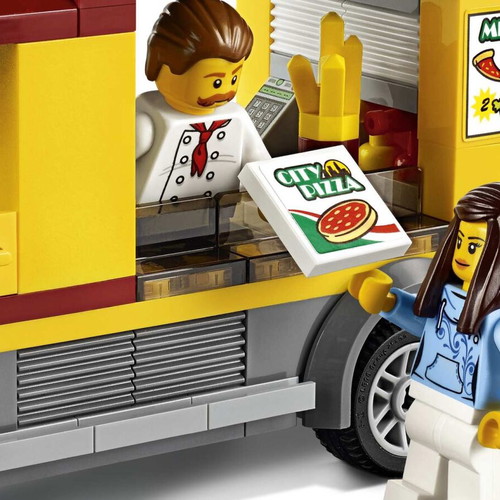 Lego City 60150 Pizza Van used set