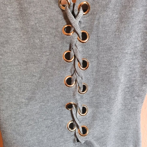 Midi dress gray like new, fits S/M/L