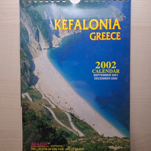 2002 calendars new, pack of 2, Kefalonia