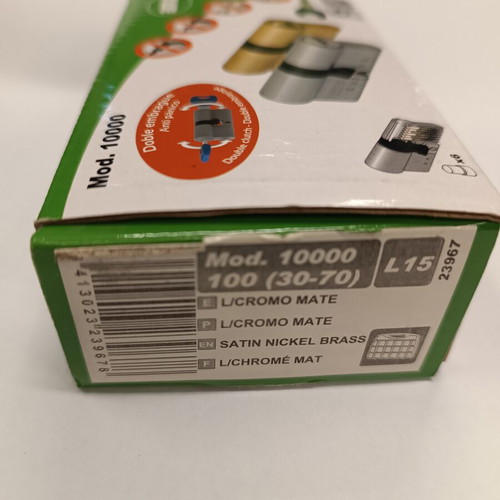 Amig Security Cylinder Double Entry 100mm