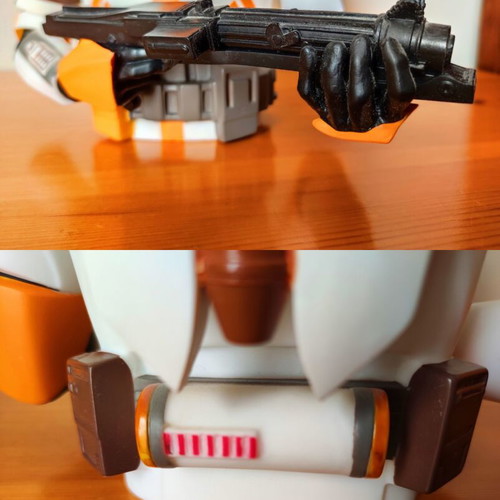 Star Wars Commander Cody Coin Bank figure like new 2013