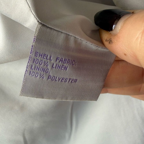 Men's linen jacket grey like new, size 60