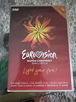 Eurovision 2012 3 DVDs boxset like new