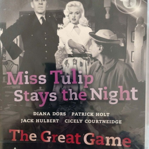 Miss Tulip Stays the Night / The Great Game DVD new, no Greek subtitles