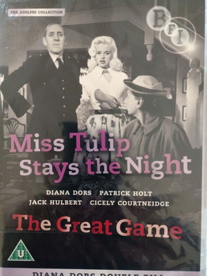 Miss Tulip Stays the Night / The Great Game DVD καινούργιο, χωρίς ελληνικούς υπότιτλους