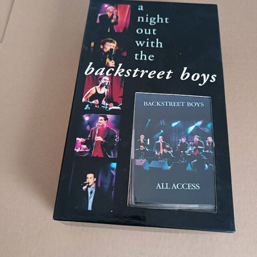 A Night Out with the Backstreet Boys VHS and CD like new