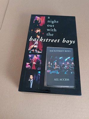 A Night Out with the Backstreet Boys VHS and CD like new