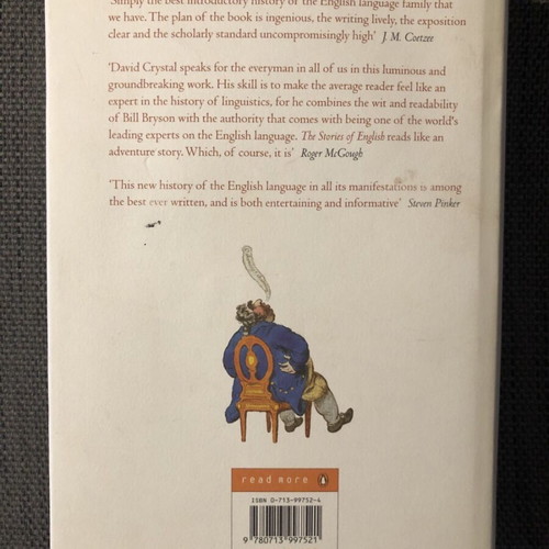 The Stories of English by David Crystal hardcover like new
