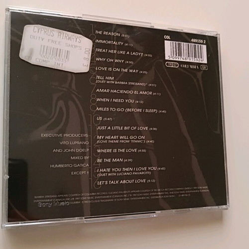 Celine Dion Let's Talk About Love CD like new, authentic & collectible