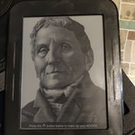 Nook e-reader used with worn cover