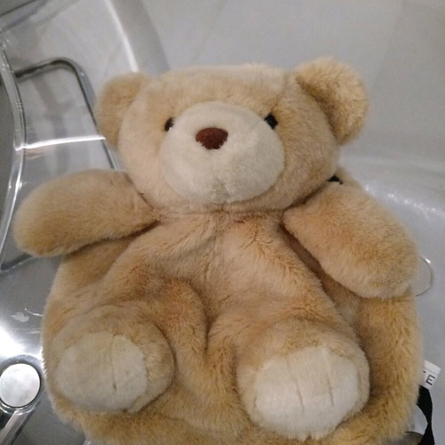 Backpack plush teddy bear like new