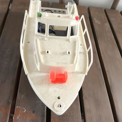 Playmobil Coast Guard Boat used, rigid plastic toy