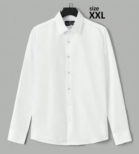 Λευκό Πουκάμισο Slim Fit XXL