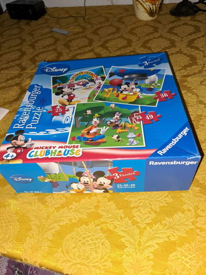 Παζλ Mickelson mouse μεταχειρισμένο, σετ 3 τεμαχίων