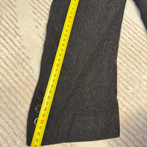 Men's jacket like new, black and gray