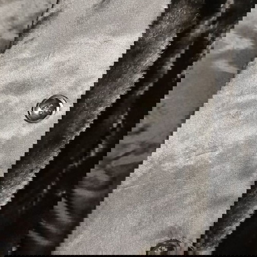 Αφορετη γούνα medium μαύρη με κοντό πέλος και στρογγυλό γιακά καινούργια