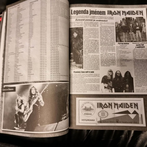 Iron Maiden Ed Factor magazine like new