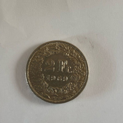 Swiss franc used