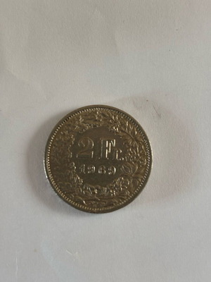 Swiss franc used
