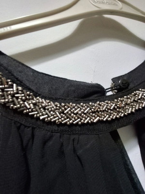 H&M summer dress like new, black, size Large