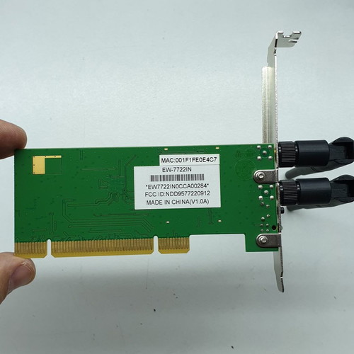 Edimax EW-7722IN PCI wireless network card 300Mbps used