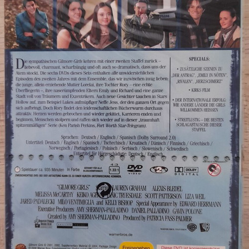 GILMORE GIRLS COMPLETE SERIES 1-5 DVD REGION 2 BRAND NEW GERMAN EDITION