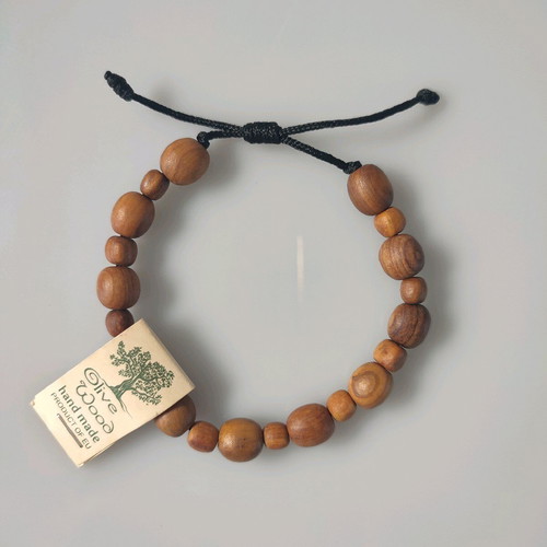 Wooden handmade bracelet new unisex brown