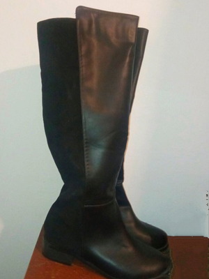 Andres Machado boots new, size 44, black leather and suede