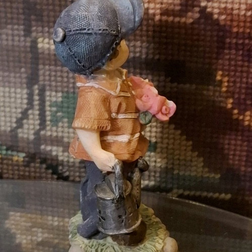 Vintage boy figurine used