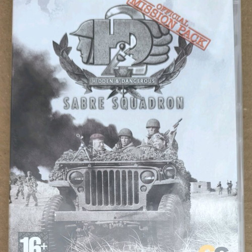 Hidden & Dangerous 2 Sabre Squadron Official Mission Pack PC CD-ROM like new