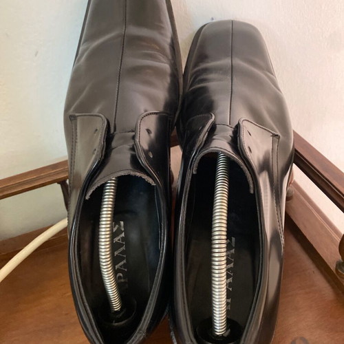 Men's Formal Shoes Haralas Size 43 Black Patent Leather Like New