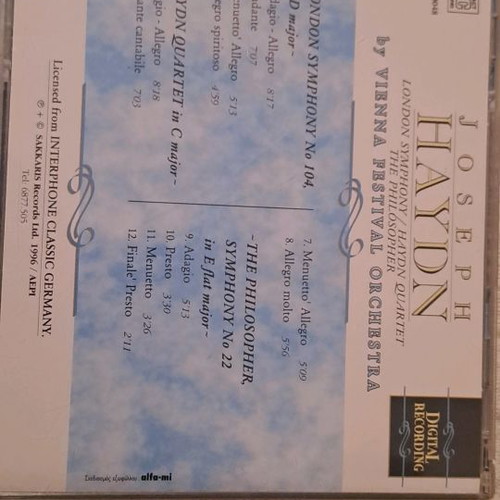 Jozeph Haydn CD new, classical music