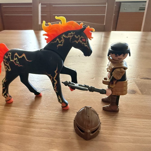 Playmobil knight with horse