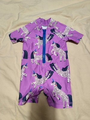 Baby swimsuit with SUV protection for up to 6 months like new