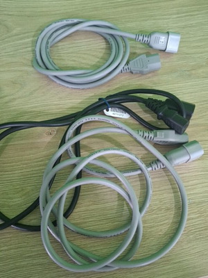 Power supply cables like new, 3 pieces, for computers