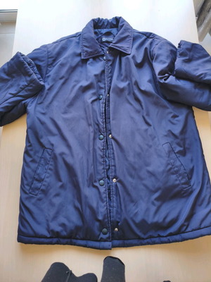 Blue jacket used, size XL, casual straight fit