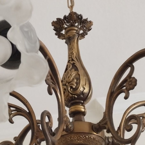 Vintage Brass Chandelier 6-light | Genuine Brass | Custom Order