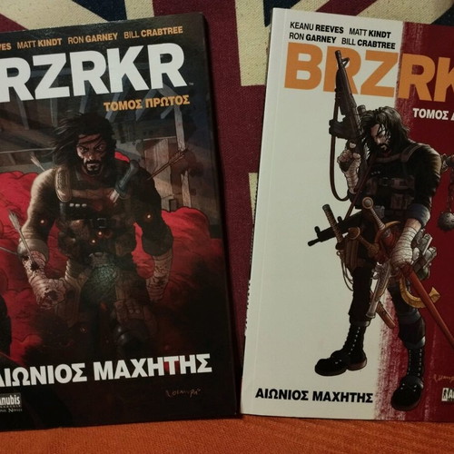 BRZRKR Volumes 1 and 2 like new, Greek edition