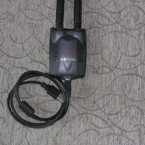 WiFi-Longrange USB Receiver used with 2 x 9db antennas, RT chipset