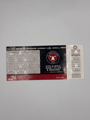 Εισιτήριο Europa League 2014 Midtjylland 1-2 Παναθηναϊκός
